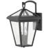 Hinkley Alford Place 14" High Museum Black Outdoor Lantern Wall Light