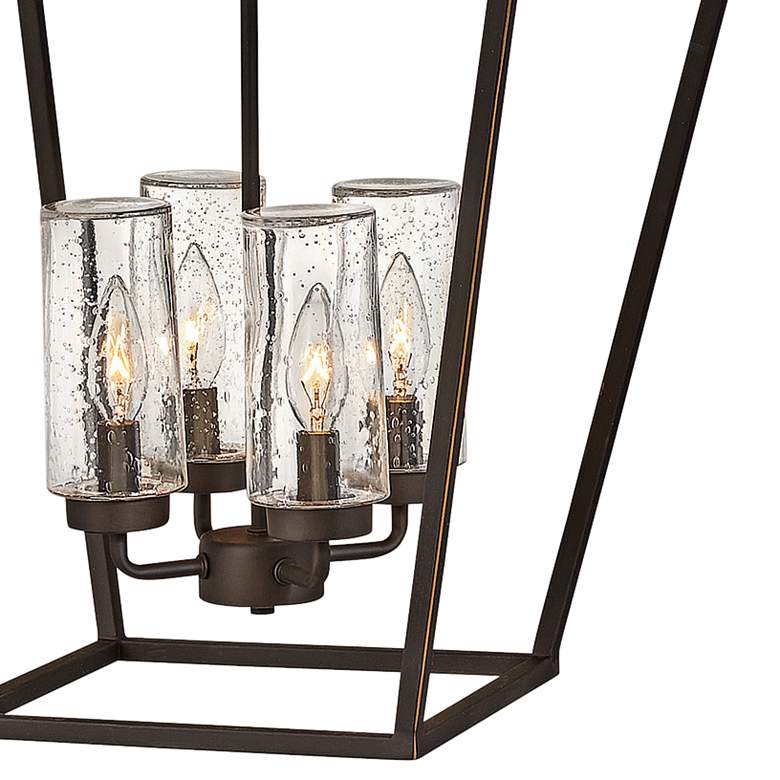 Image 3 Hinkley Alford Place 17" Bronze 4-Light Indoor - Outdoor Chandelier more views
