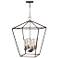 Hinkley Alford Place 17" Bronze Cage Low Voltage Outdoor Hanging Light
