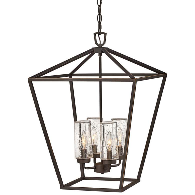 Image 3 Hinkley Alford Place 17" Bronze Cage Low Voltage Outdoor Hanging Light more views