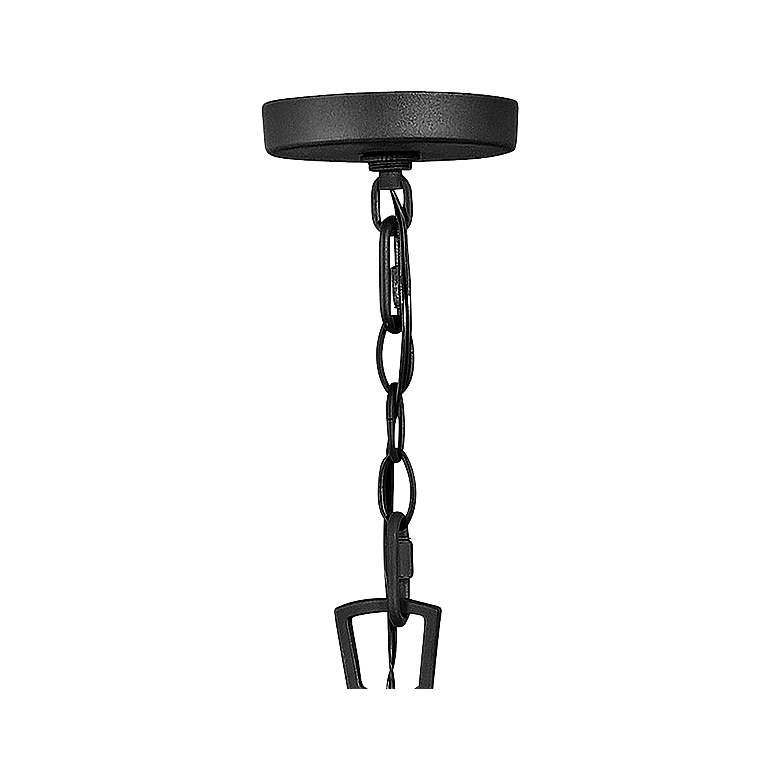 Image 4 Hinkley Alford Place 17" Wide Black 4-Light Outdoor Foyer Chandelier more views