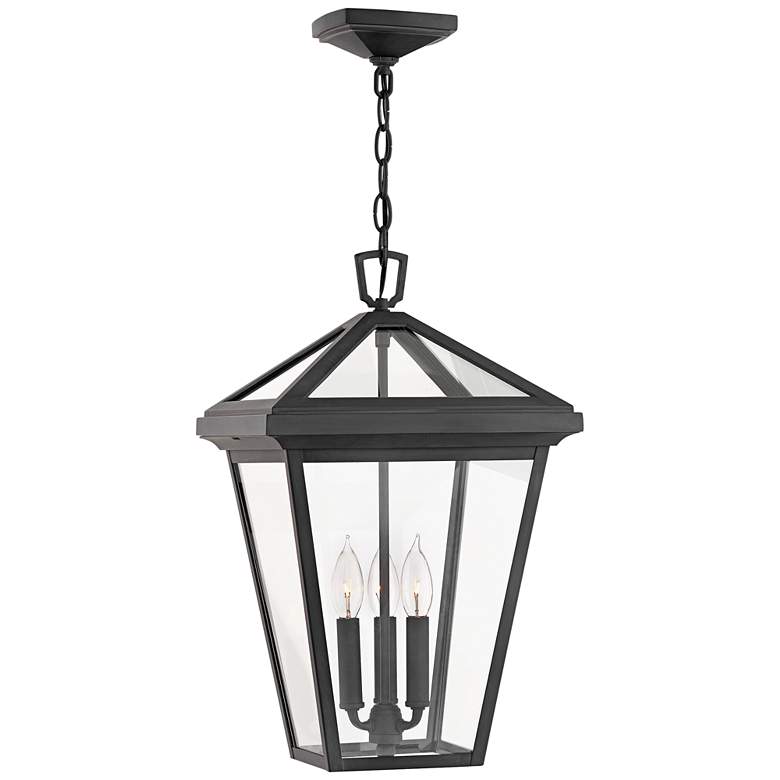 Image 2 Hinkley Alford Place 19 1/2" High Museum Black Outdoor Hanging Light