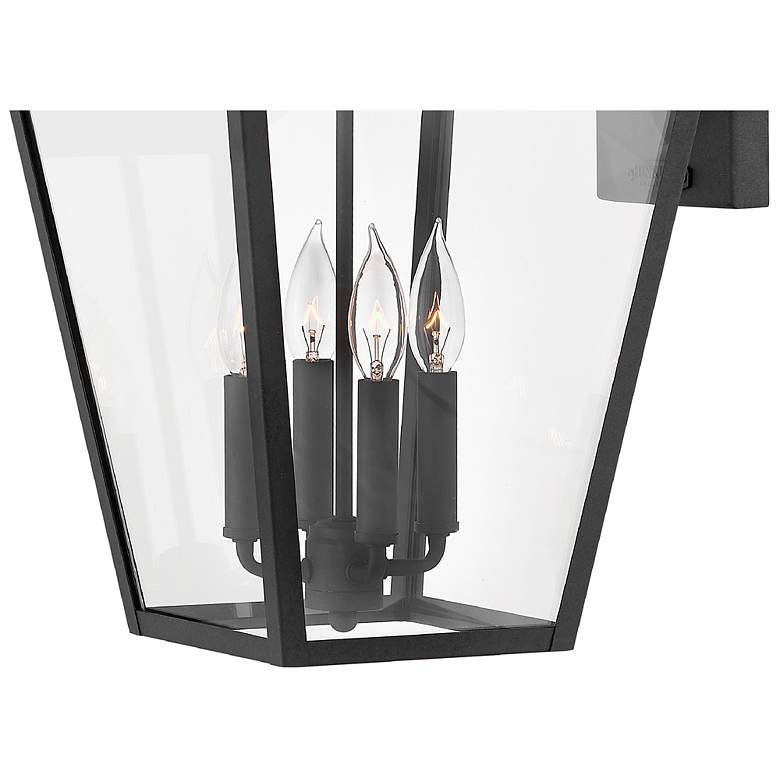 Image 4 Hinkley Alford Place 24" High Black Lantern Outdoor Wall Light more views
