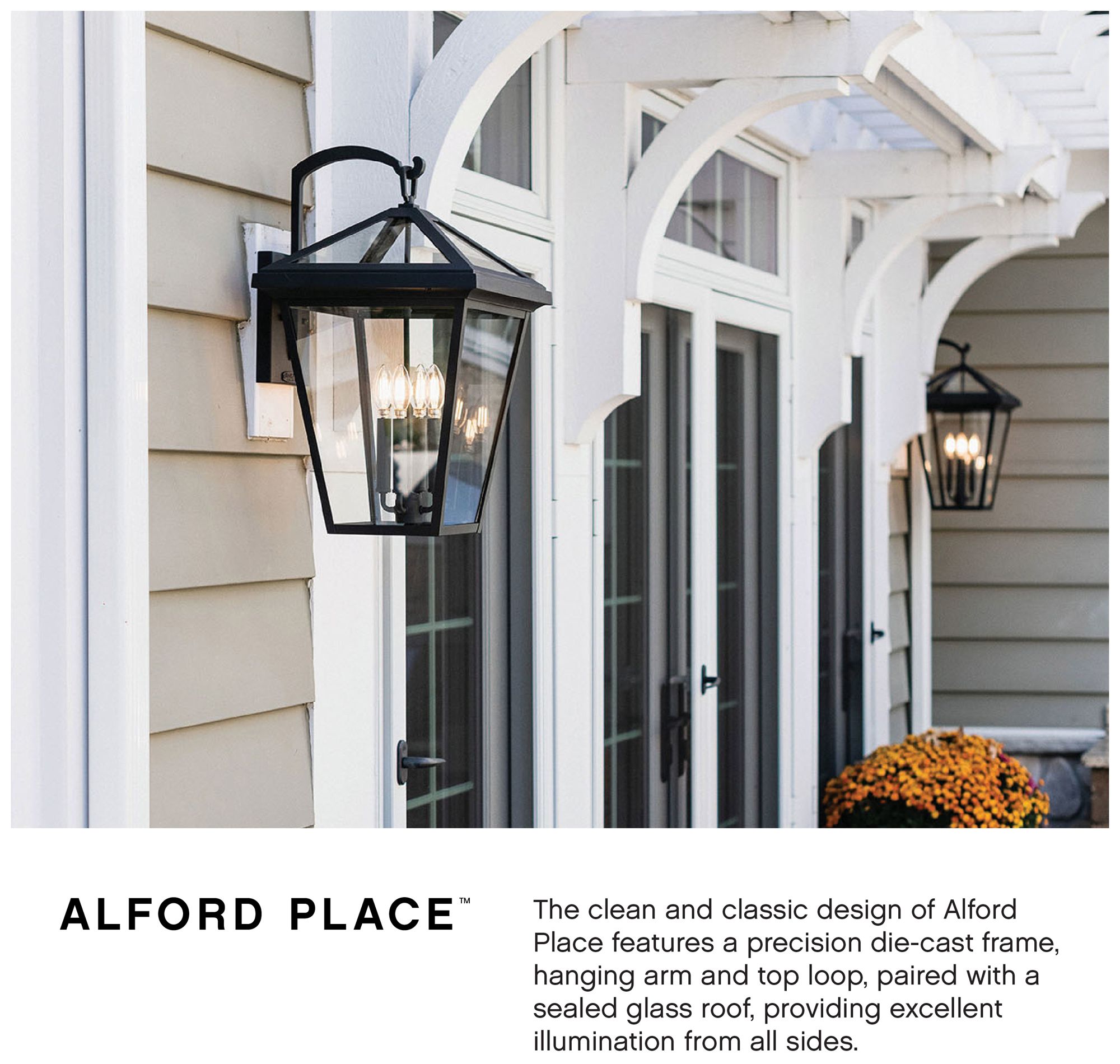 Hinkley  Alford Place 26" High Museum Black Pier Mount Lantern