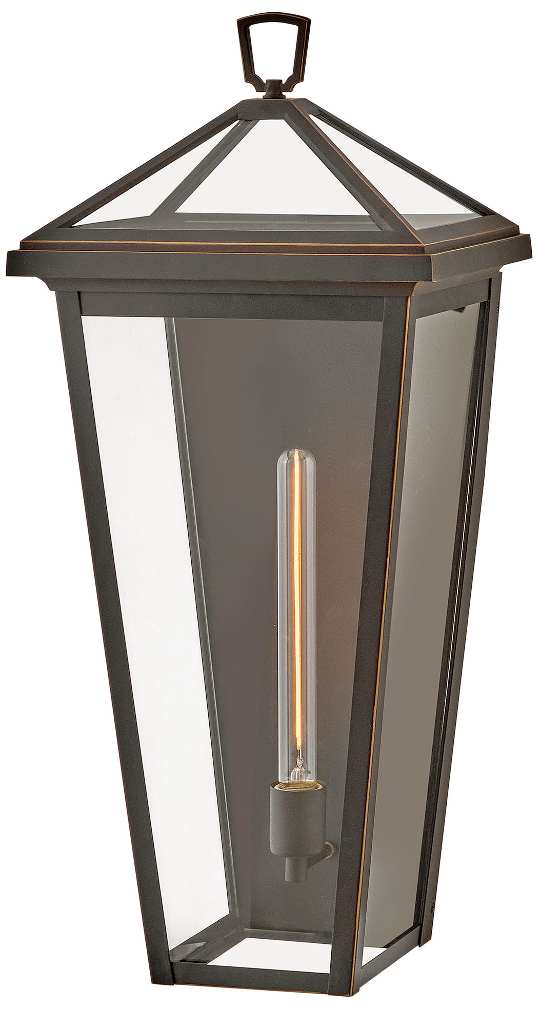 Hinkley Alford Place Outdoor Large Wall Mount Lantern 27" Oil Rubbed Bronze