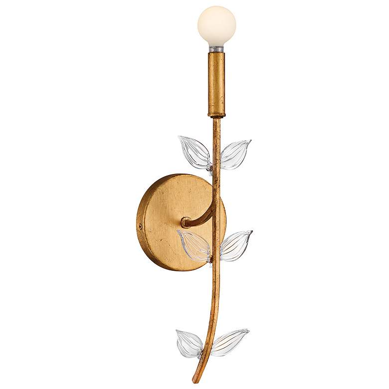 Image 1 Hinkley Aliso 19 1/4" High Distressed Brass Wall Sconce