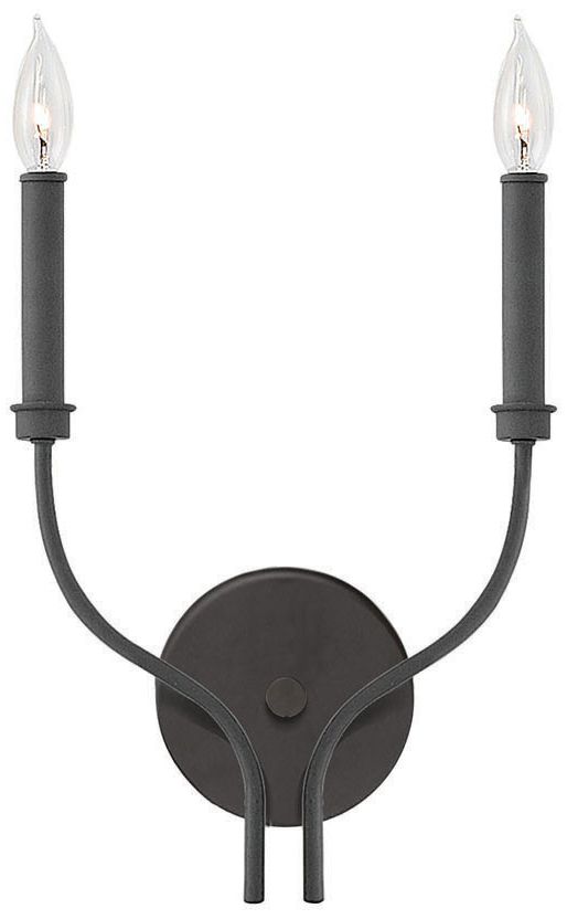 Image Hinkley Alister 14 1/4"H Buckeye Bronze 2-Light Wall Sconce