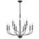 Hinkley Alister 32" Wide Two Tier Bronze Candelabra Chandelier