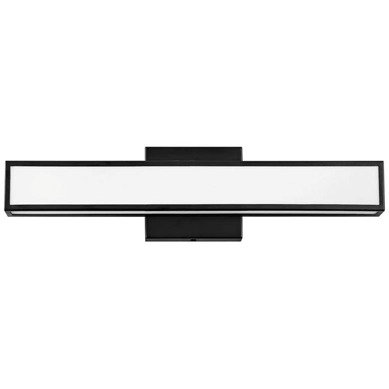 Image 2 Hinkley Alto 18 inch Wide Modern Black and White Linear LED Bath Light