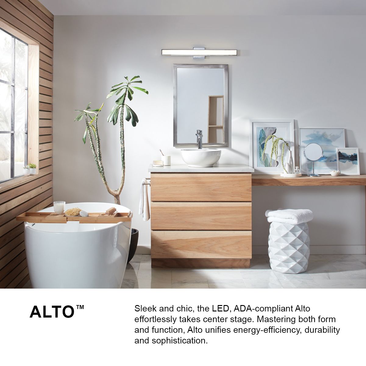 Hinkley Alto 24" Wide Brushed Nickel LED Bath Light