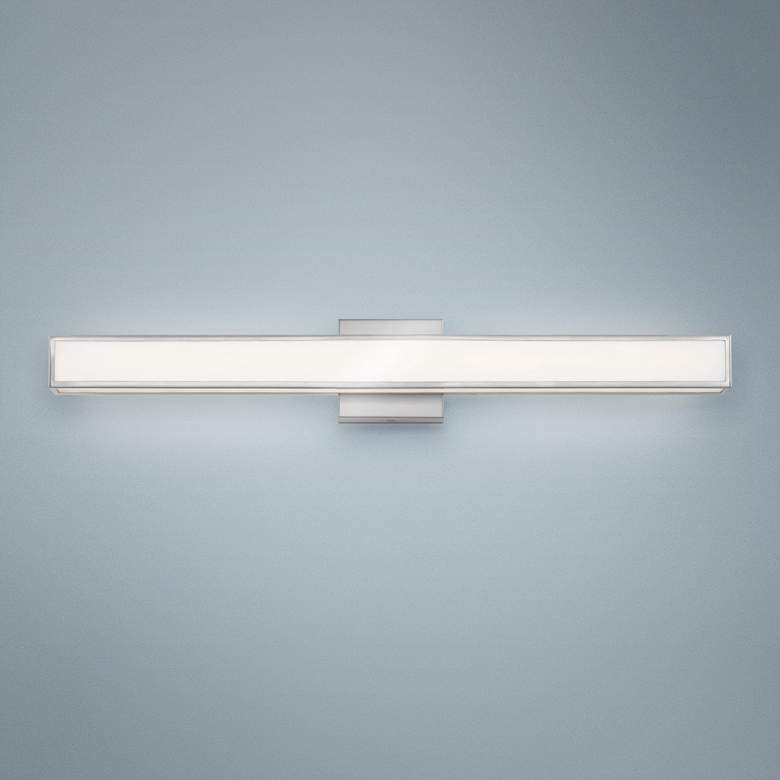 Image 1 Hinkley Alto 30 inch Wide Brushed Nickel Modern Linear LED Bath Light