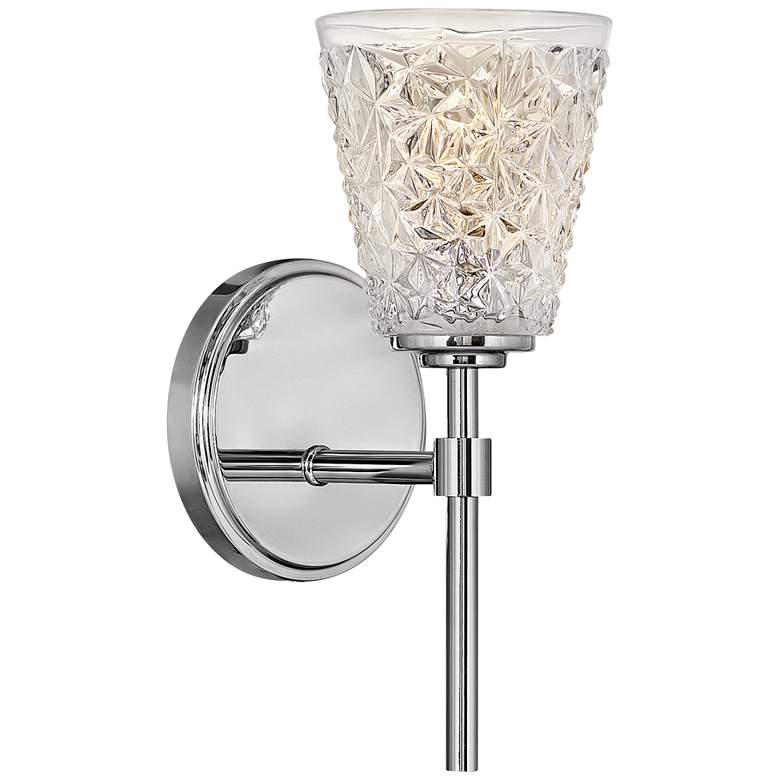 Image 1 Hinkley Amabelle 12 1/2" High Chrome Wall Sconce