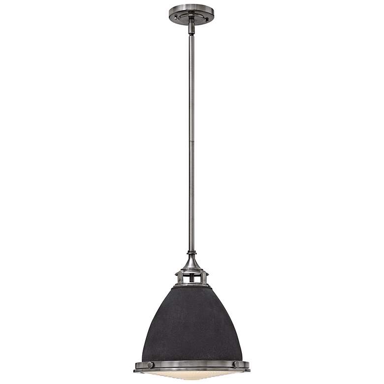 Image 3 Hinkley Amelia 14" Wide Aged Zinc Industrial Modern Pendant more views