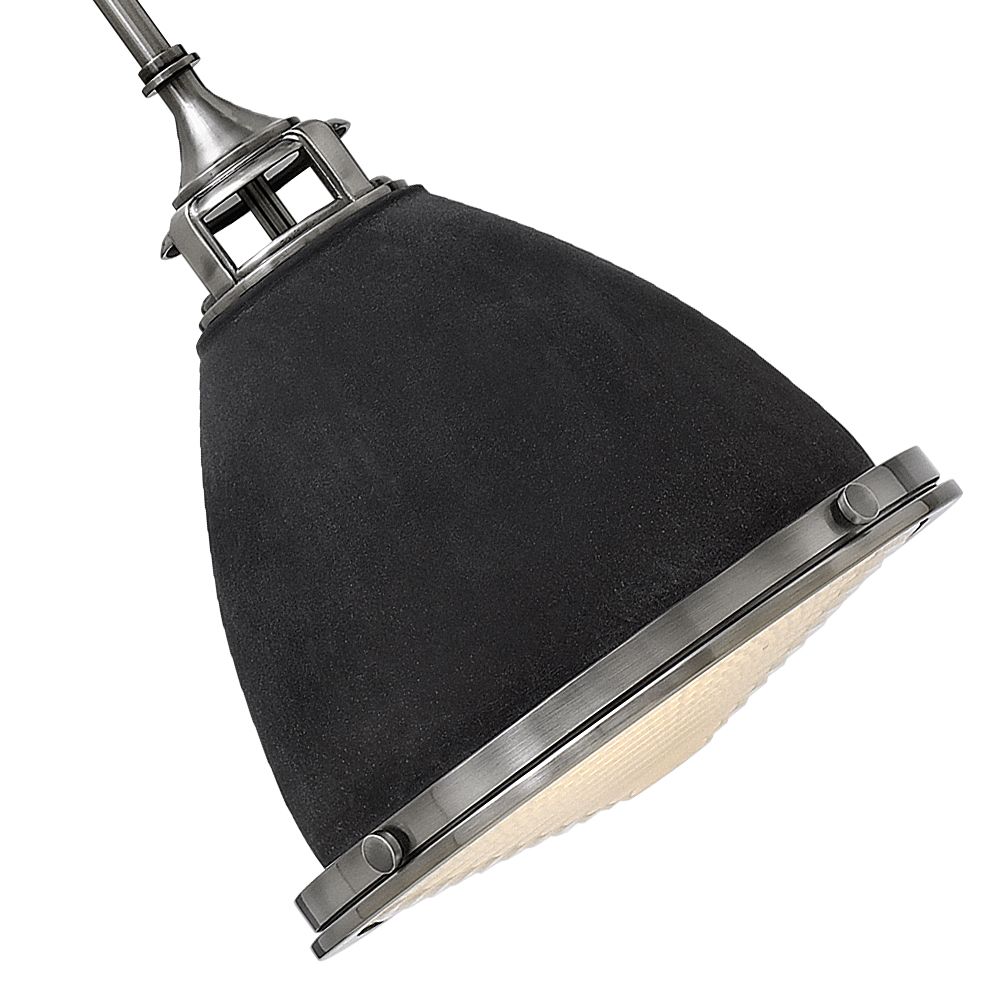 Hinkley Amelia 14" Wide Aged Zinc Industrial Modern Pendant