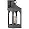 Hinkley Amina 17" High Distressed Zinc Outdoor Wall Light