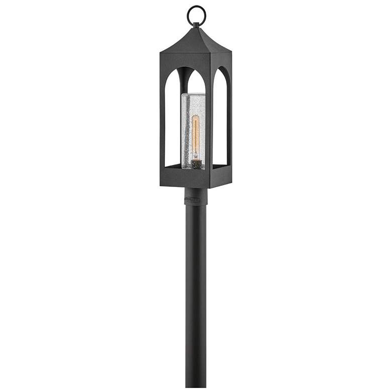 Image 1 Hinkley Amina 27 3/4" High Zinc and Seeded Glass Outdoor Post Light