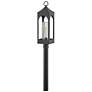 Hinkley Amina 27 3/4" High Zinc and Seeded Glass Outdoor Post Light