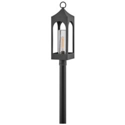 Hinkley Amina 27 3/4" High Zinc and Seeded Glass Outdoor Post Light