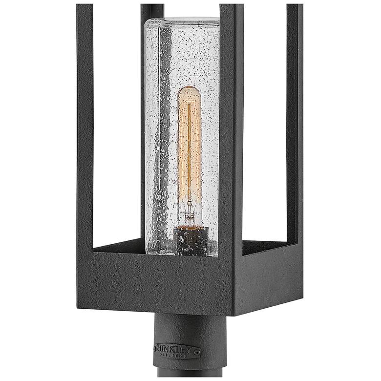Image 3 Hinkley Amina 27 3/4" High Zinc and Seeded Glass Outdoor Post Light more views