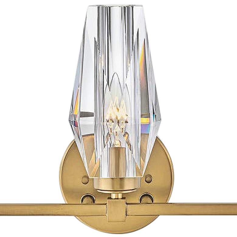 Image 2 Hinkley Ana 23 1/2" Wide Heritage Brass 3-Light Bath Light more views