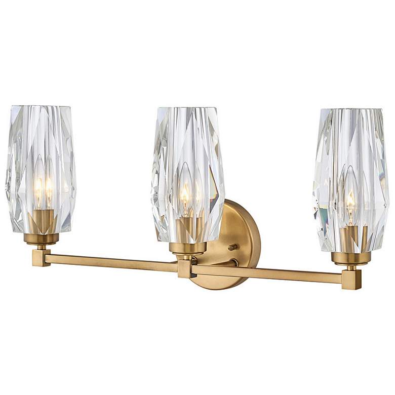 Image 4 Hinkley Ana 23 1/2" Wide Heritage Brass 3-Light Bath Light more views