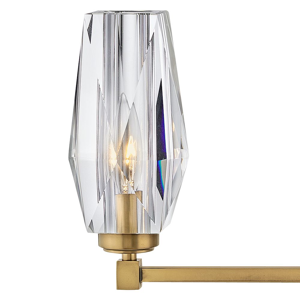 Hinkley Ana 23 1/2" Wide Heritage Brass 3-Light Bath Light