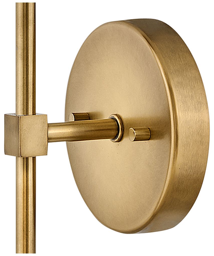 Hinkley Ana 25" High Modern Brass and Clear Faceted Glass Wall Sconce