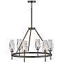 1_Hinkley Ana 30" Wide Black Oxide 6-Light Chandelier
