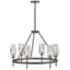 Hinkley Ana 30" Wide Black Oxide 6-Light Chandelier