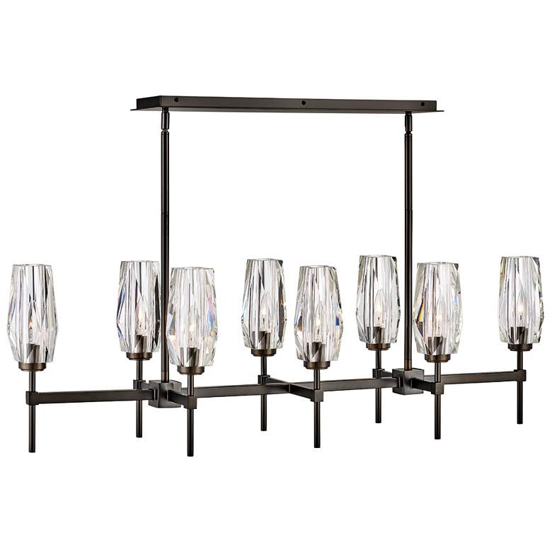 Image 1 Hinkley Ana 46" Wide Black Oxide 8-Light Linear Chandelier