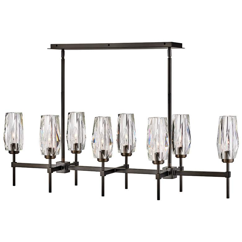 Image 2 Hinkley Ana 46" Wide Black Oxide 8-Light Linear Chandelier more views