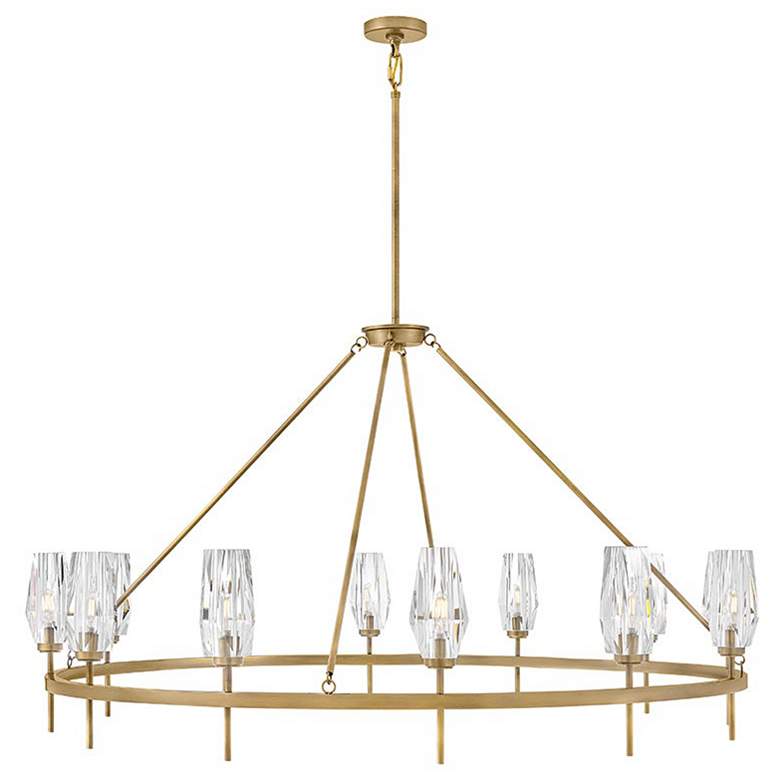 Image 1 Hinkley Ana Extra Large Single Tier Chandelier Heritage Brass