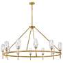 3_Hinkley Ana Extra Large Single Tier Chandelier Heritage Brass more views