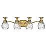 2_Hinkley Anana Plantation 28 1/2" Wide Antique Brass 4-Light Bath Light