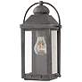 1_Hinkley Anchorage 13" High Aged Zinc LED Outdoor Wall Light
