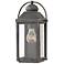 Hinkley Anchorage 13" High Aged Zinc LED Outdoor Wall Light