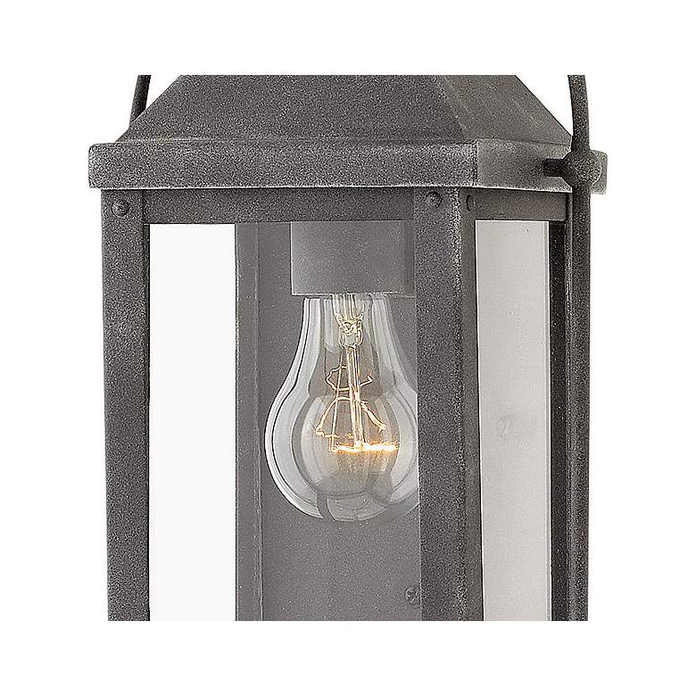 Image 2 Hinkley Anchorage 13" High Aged Zinc LED Outdoor Wall Light more views
