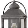 3_Hinkley Anchorage 13" High Aged Zinc LED Outdoor Wall Light more views