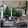 6_Hinkley Anchorage 13" High Aged Zinc LED Outdoor Wall Light more views