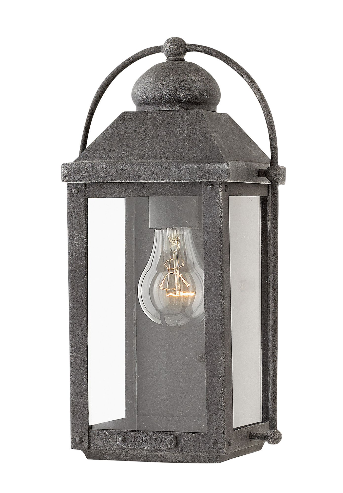 Image 3 Hinkley Anchorage 13" High Aged Zinc Outdoor Wall Light more views