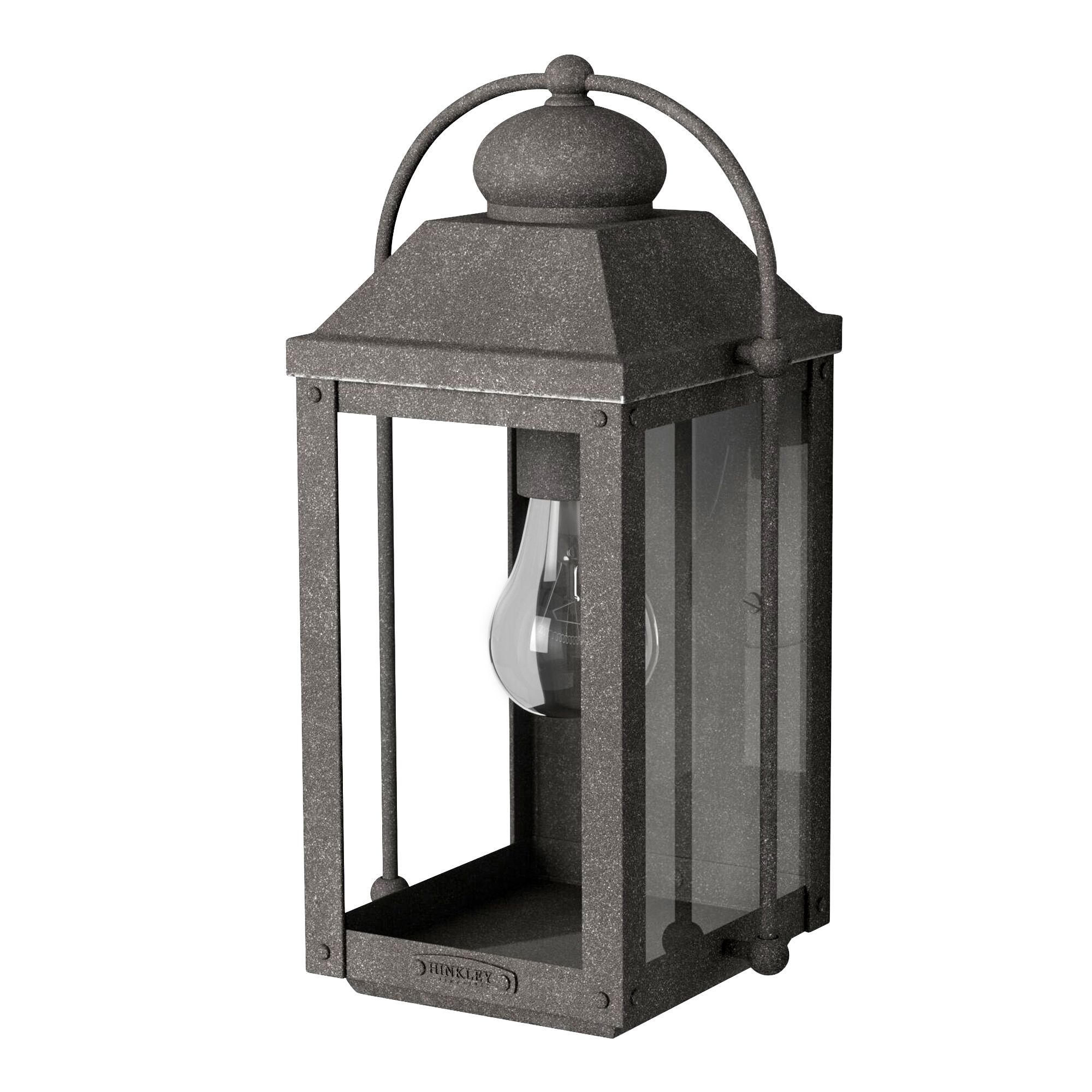 Hinkley Anchorage 13" High Aged Zinc Outdoor Wall Light