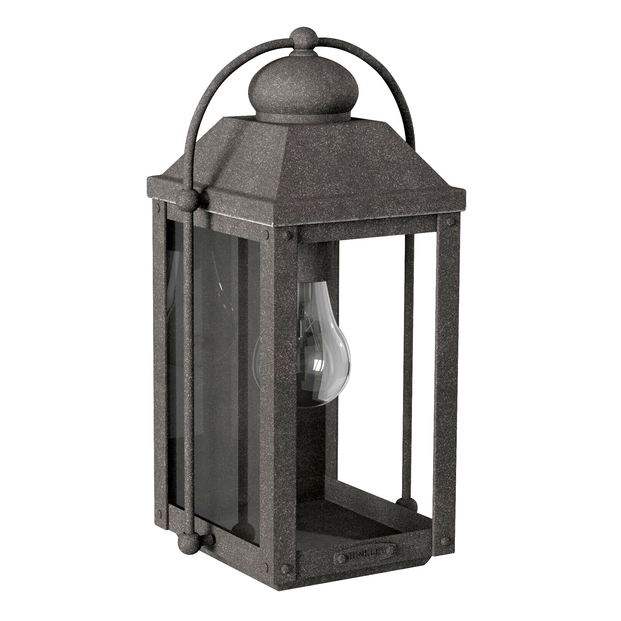 Hinkley Anchorage 13" High Aged Zinc Outdoor Wall Light