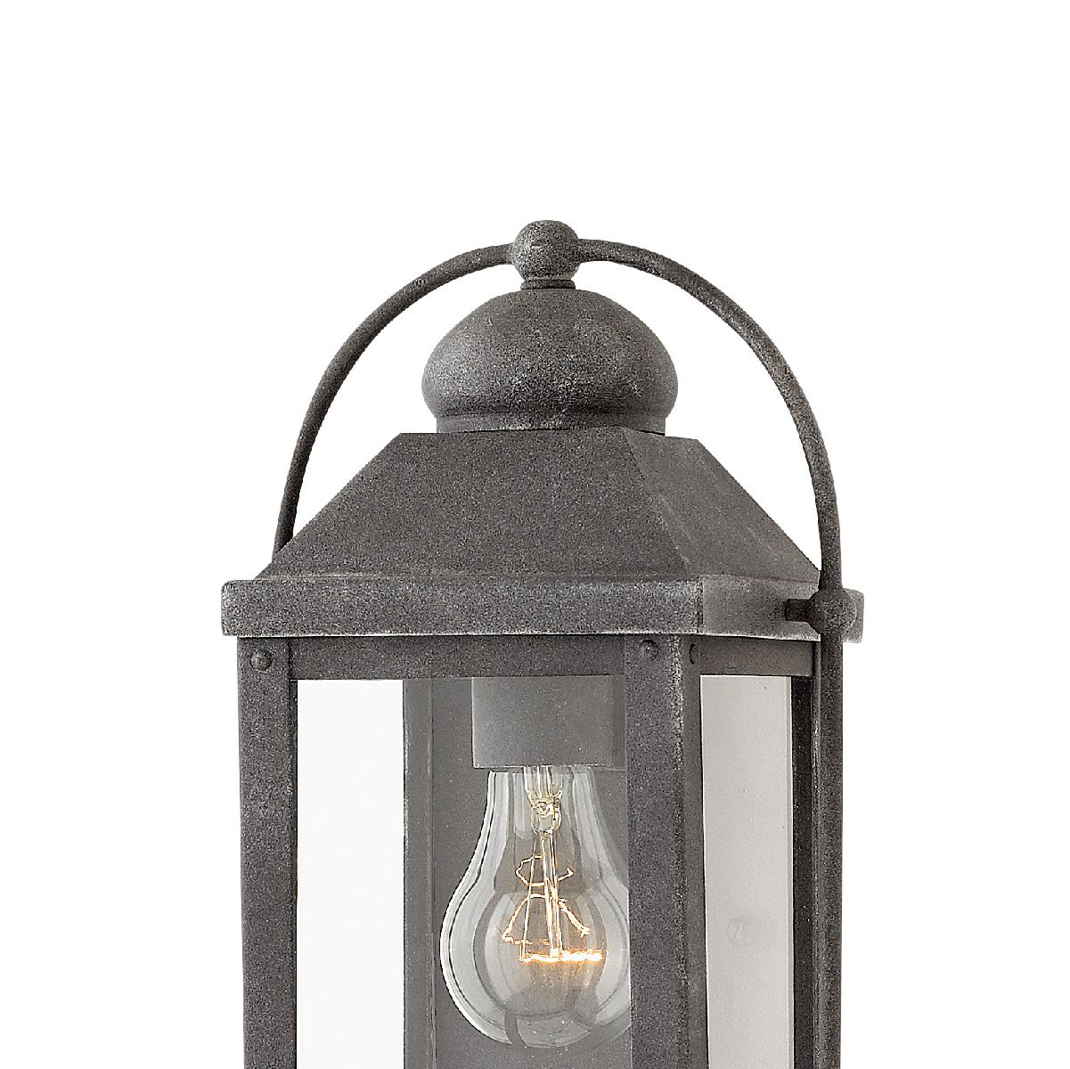 Image 5 Hinkley Anchorage 13" High Aged Zinc Outdoor Wall Light more views