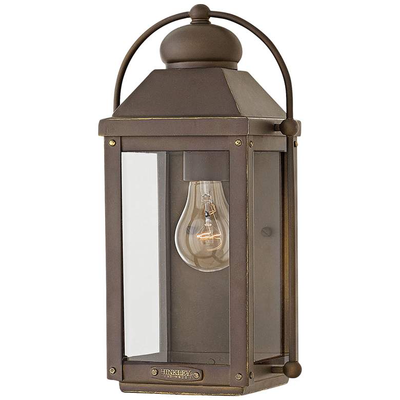 Image 1 Hinkley Anchorage 13"H Light Oiled Bronze Outdoor Wall Light