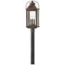 Hinkley Anchorage 24 1/4" Oiled Bronze Lantern Outdoor Post Light