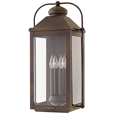 Hinkley Anchorage 25"H Light Oiled Bronze Outdoor Wall Light