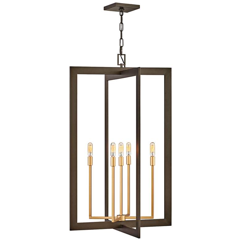 Image 2 Hinkley Anders 22" Wide Metallic Matte Bronze 5-Light Foyer Pendant