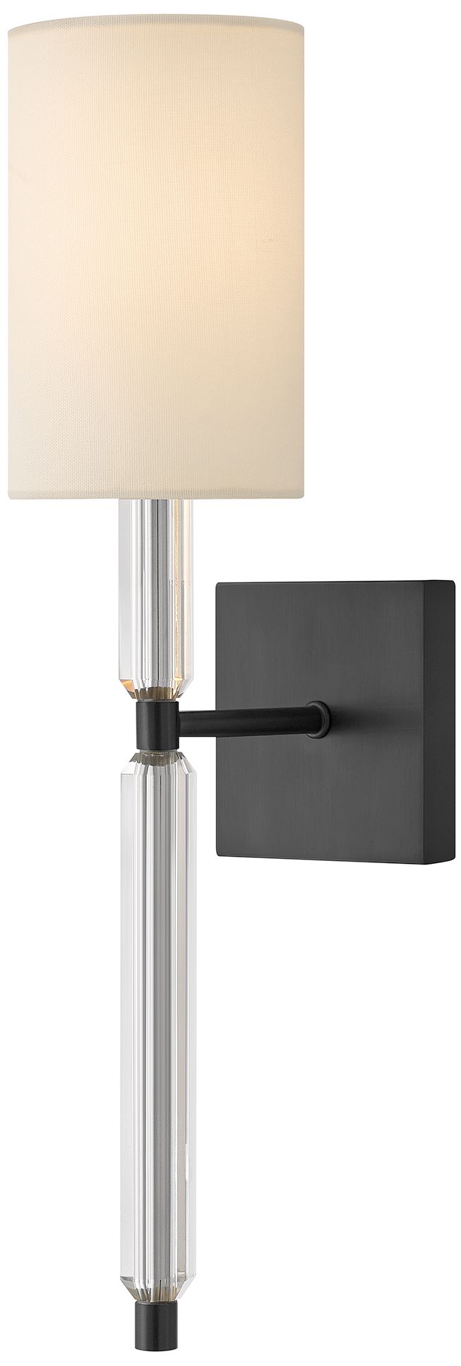 Hinkley Anika Large Single Light Sconce 21.5" Black