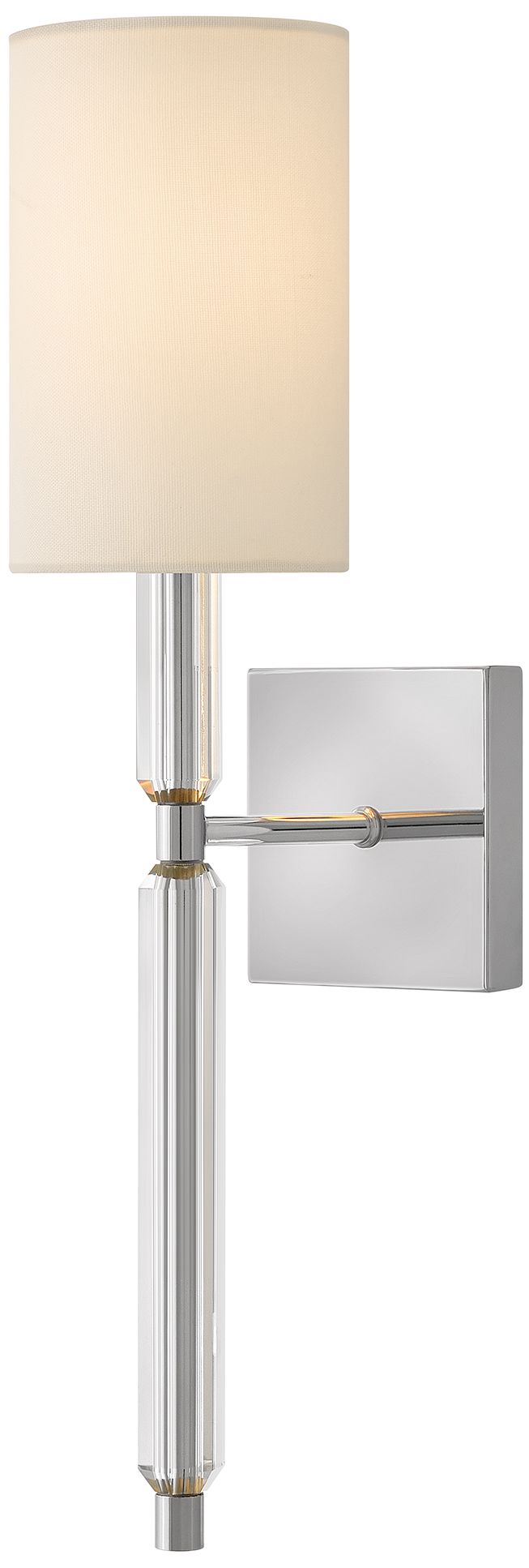 Hinkley Anika Large Single Light Sconce 21.5" Chrome