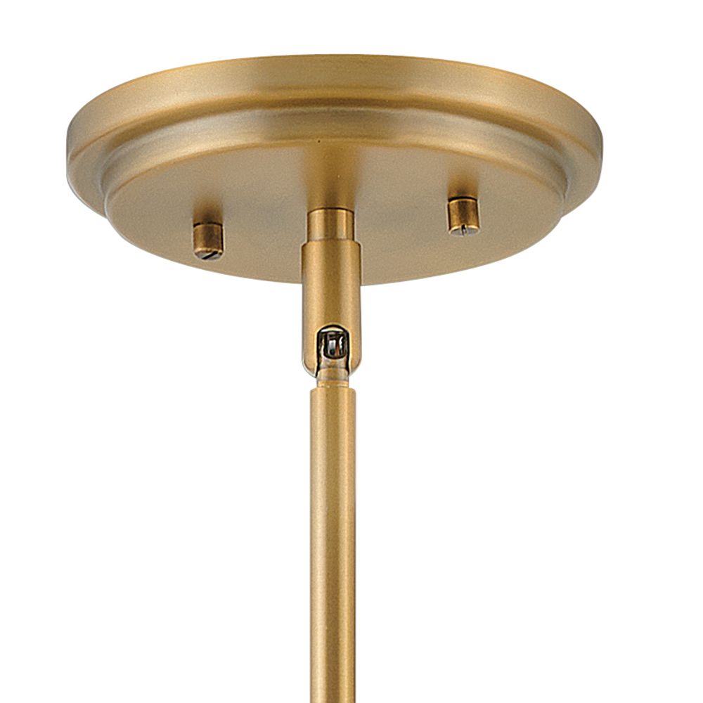 Hinkley Argo 14" Wide Brass and Green Dome Pendant Light